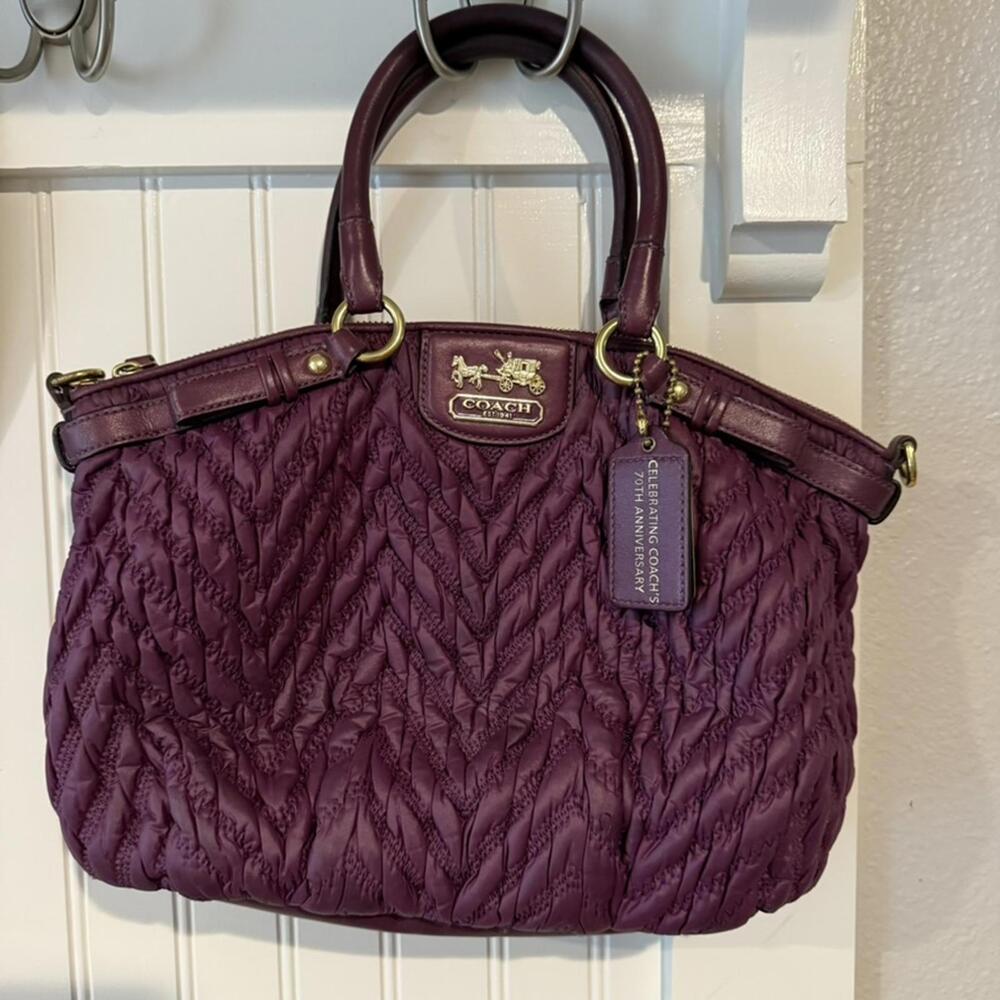 Coach Madison Quilted Limited Edition 70th Anniversary Shoulder Bag